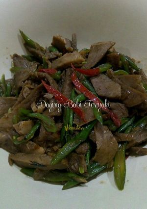 Foto resep Daging Babi Teriyaki