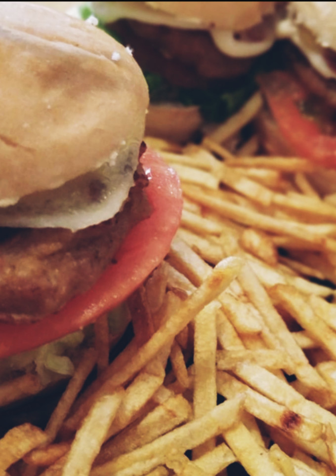 Una foto de Falsa hamburguesa de jamón york