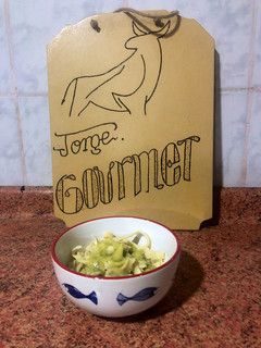 Una foto de Pasta casera con salsa pesto
