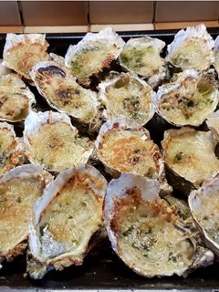 Una foto de Ostras al horno