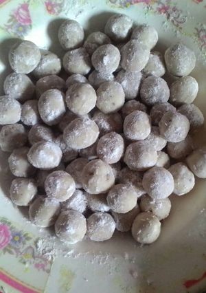 Foto resep Bola-bola susu salju