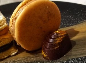 Una foto de Macarons de mazapán