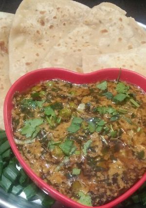 મેથી મટર મલાઈ(Methi Matar Malai Recipe In Gujarati) રેસીપી મુખ્ય ફોટો