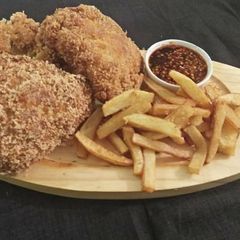 A picture of Chicken Broast.