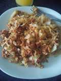 Repollo guisado con chorizo