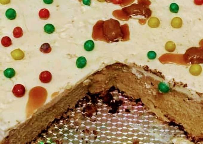 Buttercream icing with Smarties