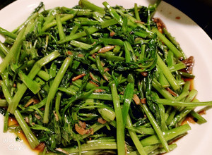蝦醬空心菜 的食譜成品照片