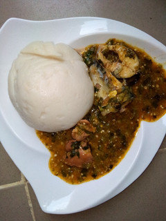 A picture of Pounded Yam.