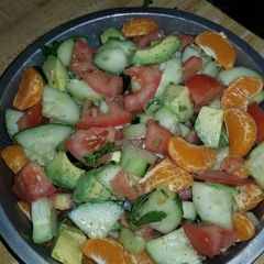 A picture of Cucumber salad.