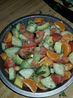 A picture of Cucumber salad.