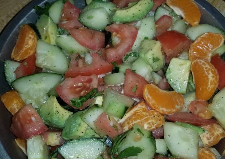 Steps to Prepare Quick Cucumber salad