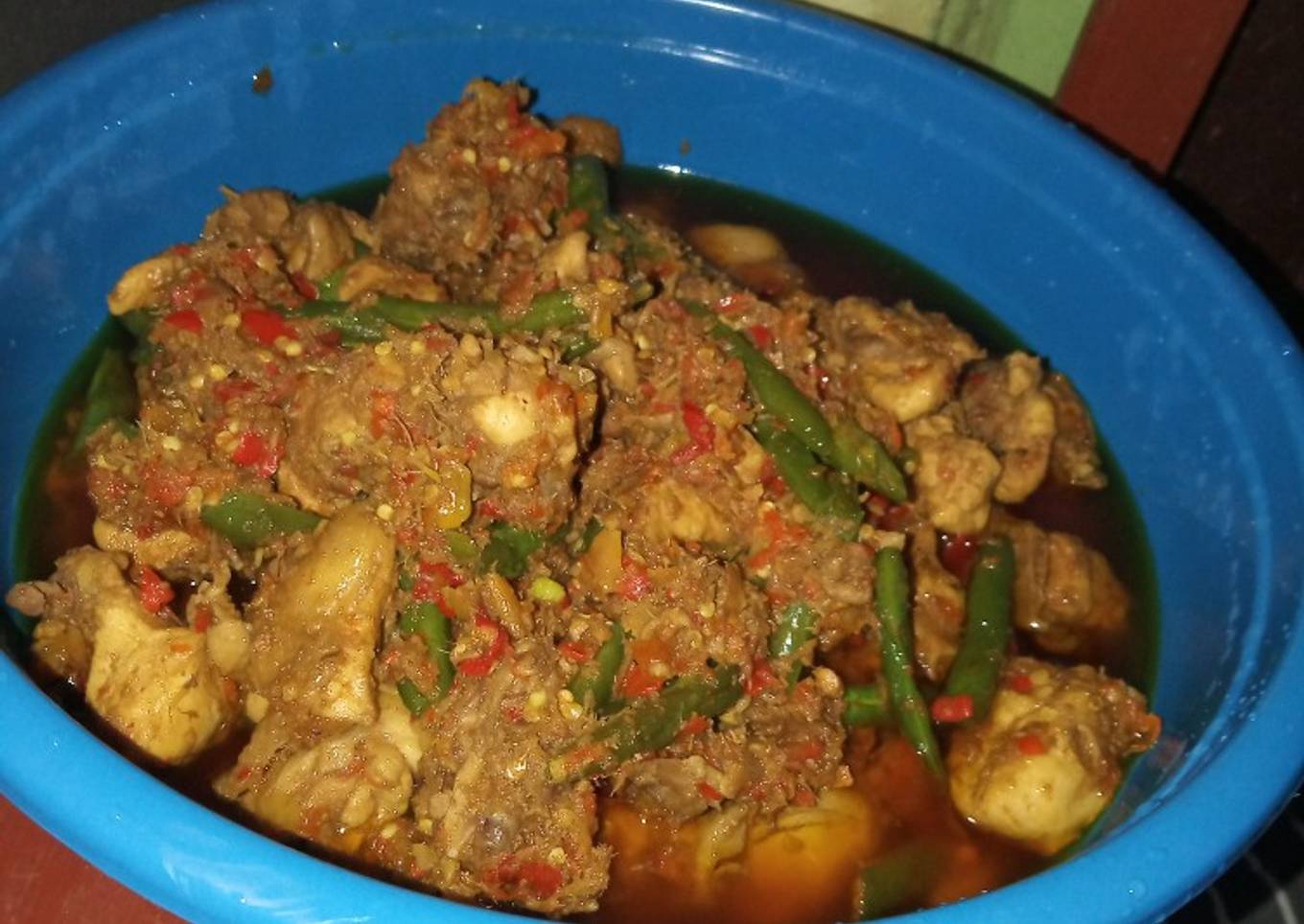 Ayam buncis RicaRica MANADO