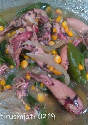 Foto resep Tumis cumi jagung manis