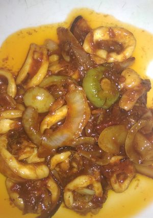 Foto resep Tumis Cumi Basah