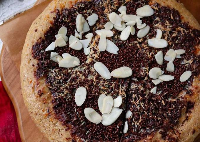 Resep Choco Almond Pizza Gluten Free Anti Gagal