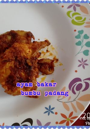 Foto resep Ayam Bakar bumbu Padang