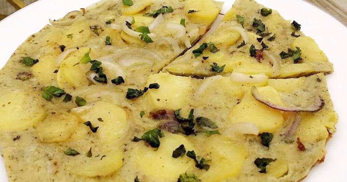 Quick and easy potato and onion tortilla Recipe by Les seize buds Cookpad