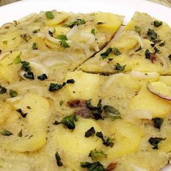 A picture of Quick and easy potato and onion tortilla.