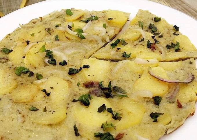 Easy potato and onion tortilla, Recipe