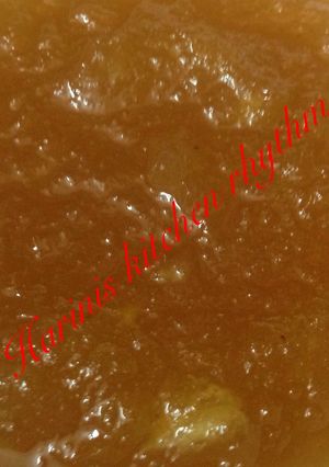 A picture of Apple jam.