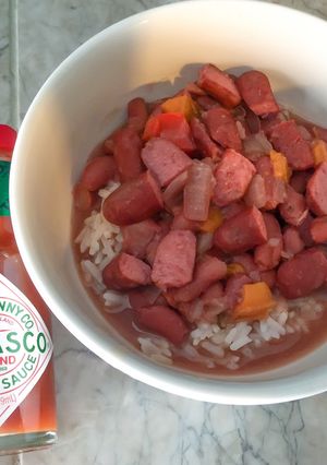 A picture of New Orleans Red Beans ⚜️.