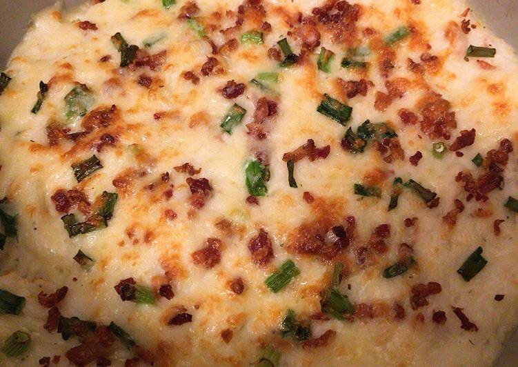 Recipe of Any Night Of The Week Ninja foodie/Instant Pot Twice Baked Potatoes Casserole #mommasrecipes