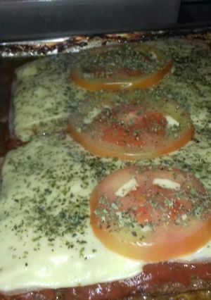 Una foto de Carne picada a la parmesana