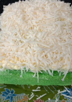 Foto resep Bolu kukus pandan santan