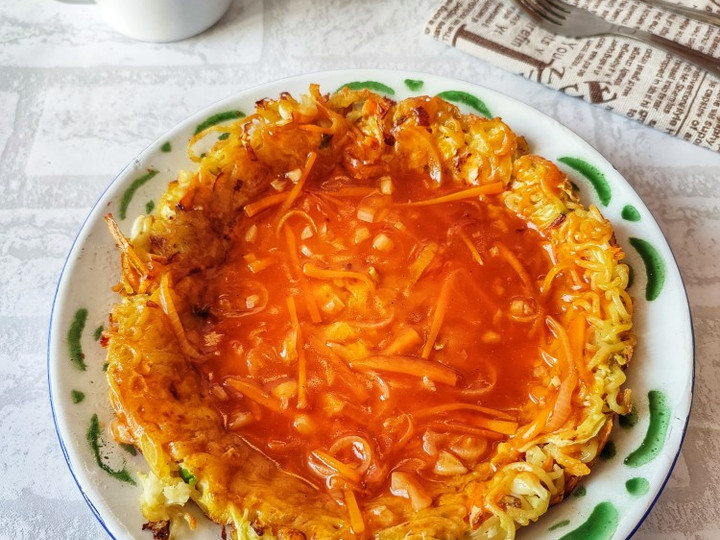 Resep Fuyunghai Mie Instan (menu tanggal tua low budget 😅), Bikin Ngiler