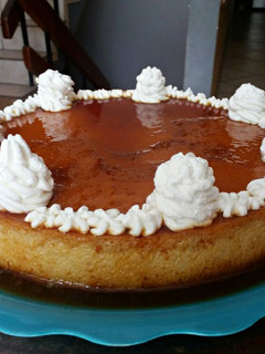 Una foto de Crema Volteada
