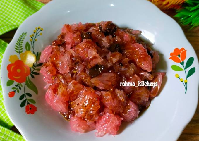 Recipe: Yummy Rujak Jeruk Bali