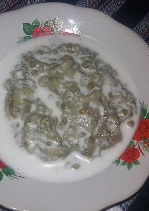Foto resep Bubur kacang hijau fla santan