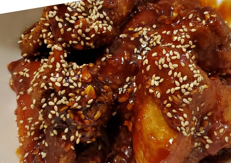 Cara Menyiapkan #6 Korean Spicy Chicken Kekinian