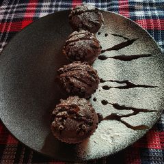 A picture of Eggless Chocolate Chip Muffins.