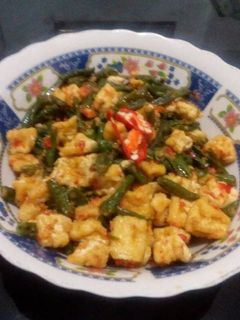 Foto resep Balado tahu kacang panjang