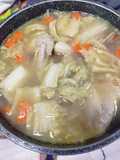 SOP AYAM SAWI PUTIH (CHICKEN POOL SOUP)