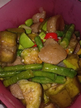 Cara Gampang Membuat Resep Tumis pentol kacang panjang dan terong yang Lezat Anti Ribet, Sempurna