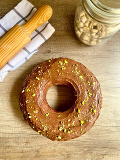Una foto de Bizcocho de chocolate y Nutella en Airfryer