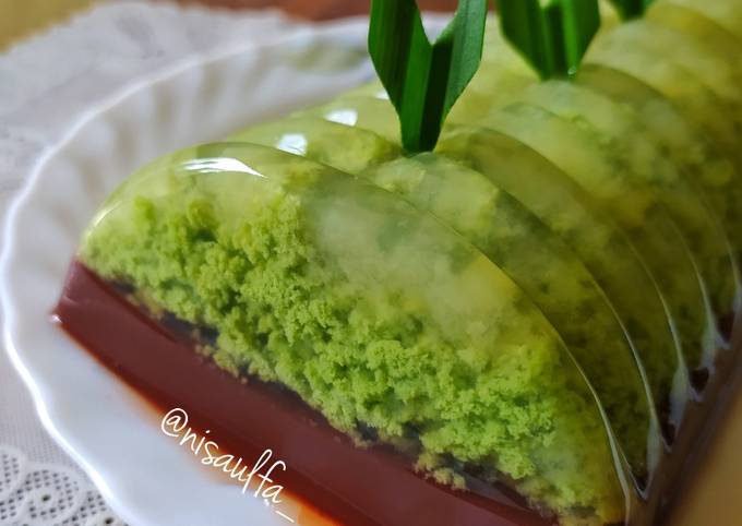 Resep Puding Lumut Coklat Resep Puding Lumut Coklat