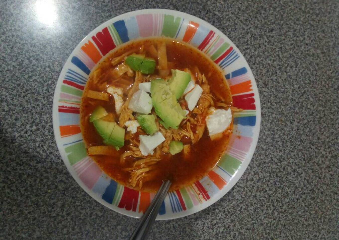 Sopa de tortilla
