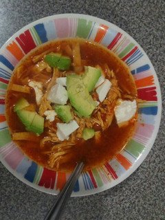 A picture of Tortilla Soup.