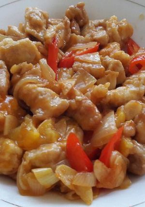 Foto resep Ayam nanas asam manis