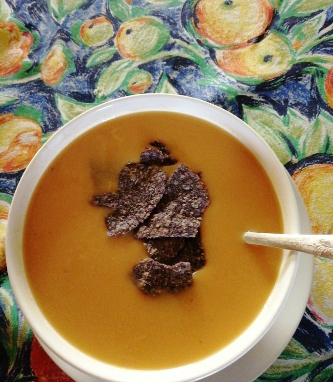 Una foto de Sopa de camote