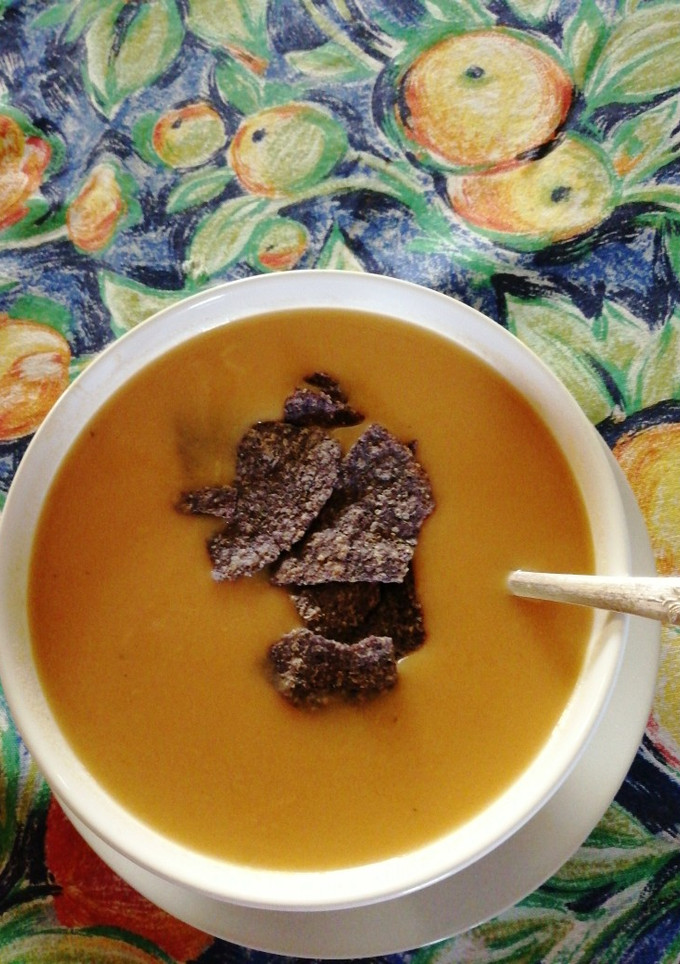 Una foto de Sopa de camote