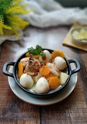Foto resep 62. Sup Ayam Telur Puyuh