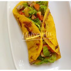 A picture of Plantain wraps.