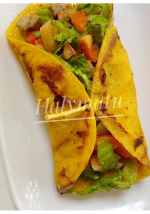 A picture of Plantain wraps.