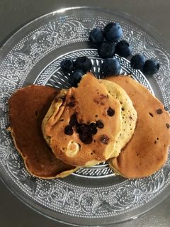 Une photo de Pancakes bananes chocolat