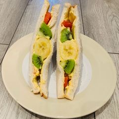 Japanese Fruit Sandwich A picture of Japanese Fruit Sandwich.