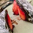 มัจฉะไดฟุกุ ไส้สตอเบอรี่เคลือบนูเทลล่าMatcha Daifuku Strawberry Nutella_มือสมัครเล่น :)